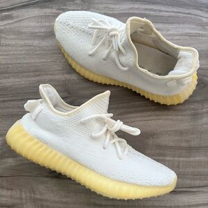 Size 7 Men’s/ 8.5 Women’s- adidas Yeezy Boost 350 V2 Low Cream White